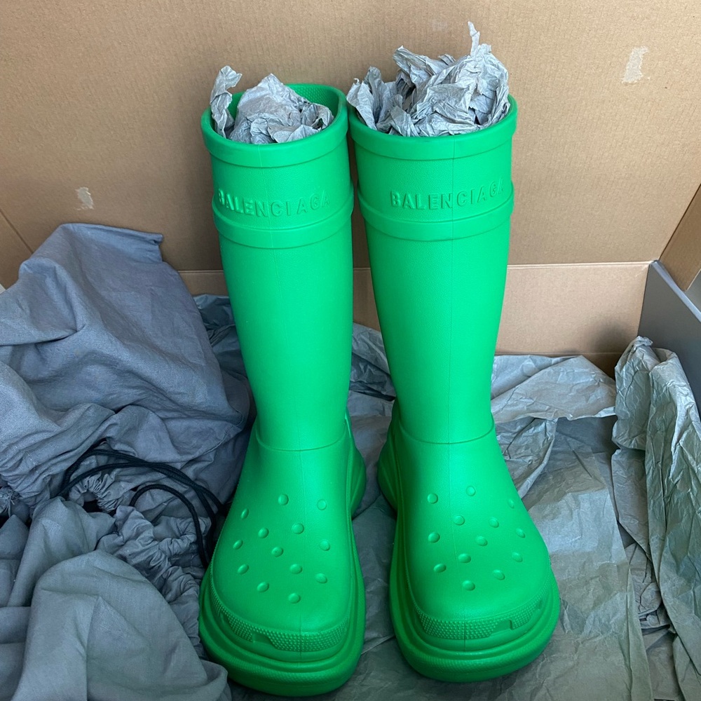 Balenciaga Rainboots- Collab with Crocs